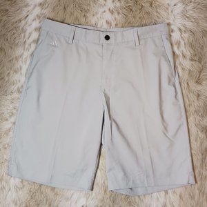 Adidas Climalite Shorts Men's Size 34 Grey Golfer Preppy Shorts